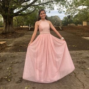 Pink prom dress